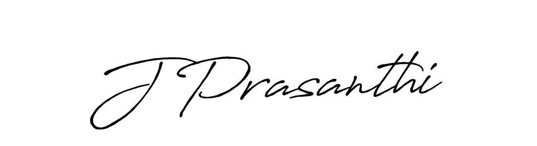 How to make J Prasanthi signature? Antro_Vectra_Bolder is a professional autograph style. Create handwritten signature for J Prasanthi name. J Prasanthi signature style 7 images and pictures png