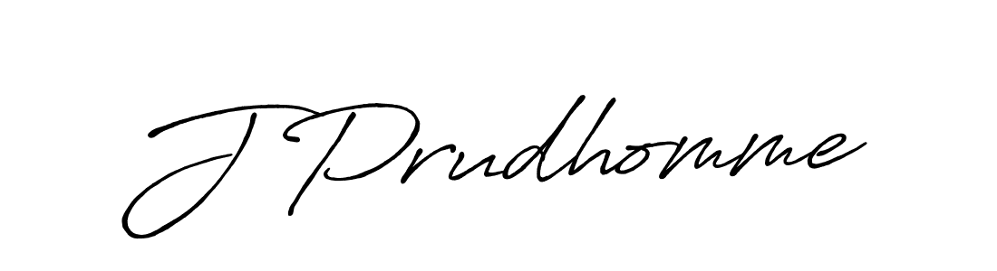 How to make J Prudhomme signature? Antro_Vectra_Bolder is a professional autograph style. Create handwritten signature for J Prudhomme name. J Prudhomme signature style 7 images and pictures png