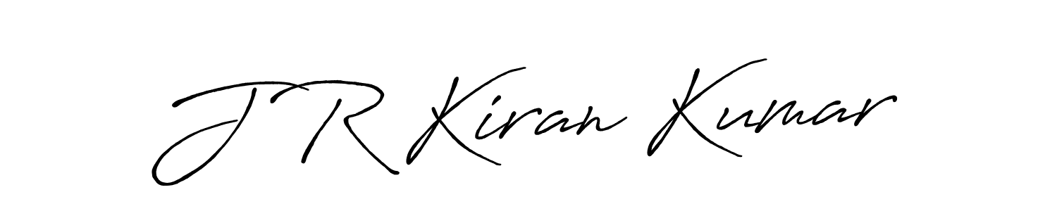 How to make J R Kiran Kumar signature? Antro_Vectra_Bolder is a professional autograph style. Create handwritten signature for J R Kiran Kumar name. J R Kiran Kumar signature style 7 images and pictures png