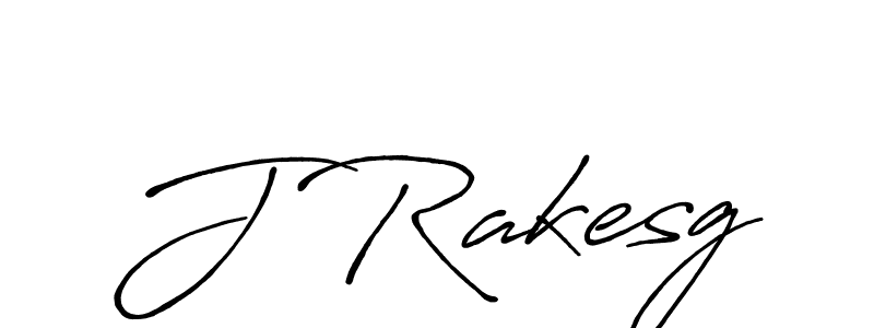 Also we have J Rakesg name is the best signature style. Create professional handwritten signature collection using Antro_Vectra_Bolder autograph style. J Rakesg signature style 7 images and pictures png