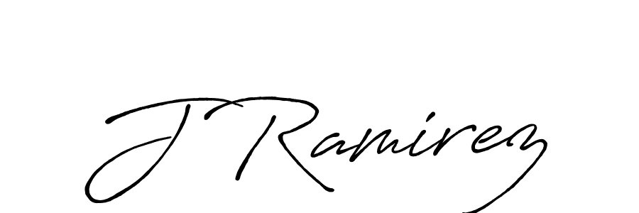 The best way (Antro_Vectra_Bolder) to make a short signature is to pick only two or three words in your name. The name J Ramirez include a total of six letters. For converting this name. J Ramirez signature style 7 images and pictures png