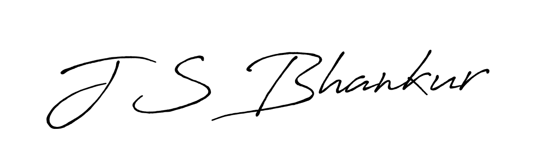 The best way (Antro_Vectra_Bolder) to make a short signature is to pick only two or three words in your name. The name J S Bhankur include a total of six letters. For converting this name. J S Bhankur signature style 7 images and pictures png