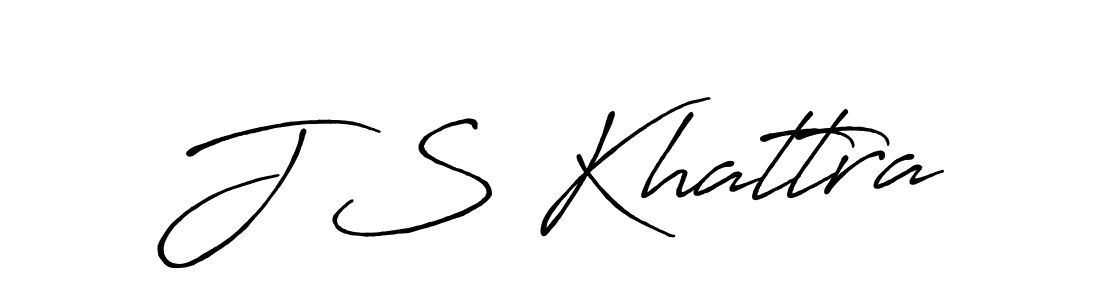 The best way (Antro_Vectra_Bolder) to make a short signature is to pick only two or three words in your name. The name J S Khattra include a total of six letters. For converting this name. J S Khattra signature style 7 images and pictures png