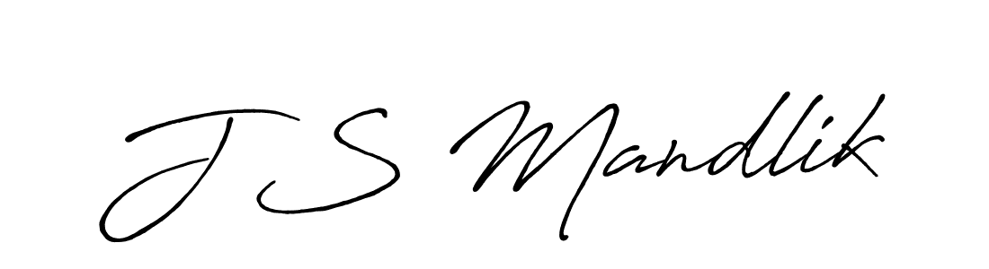 Use a signature maker to create a handwritten signature online. With this signature software, you can design (Antro_Vectra_Bolder) your own signature for name J S Mandlik. J S Mandlik signature style 7 images and pictures png