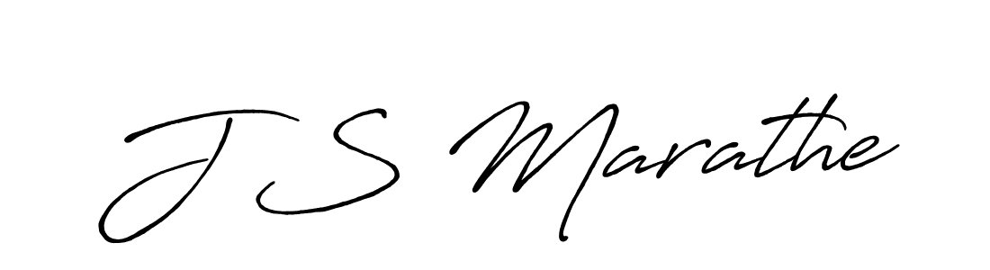 J S Marathe stylish signature style. Best Handwritten Sign (Antro_Vectra_Bolder) for my name. Handwritten Signature Collection Ideas for my name J S Marathe. J S Marathe signature style 7 images and pictures png
