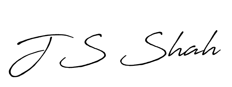 How to make J S Shah signature? Antro_Vectra_Bolder is a professional autograph style. Create handwritten signature for J S Shah name. J S Shah signature style 7 images and pictures png