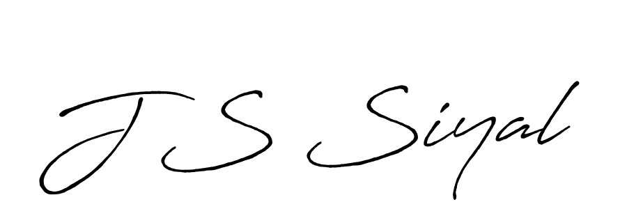 The best way (Antro_Vectra_Bolder) to make a short signature is to pick only two or three words in your name. The name J S Siyal include a total of six letters. For converting this name. J S Siyal signature style 7 images and pictures png