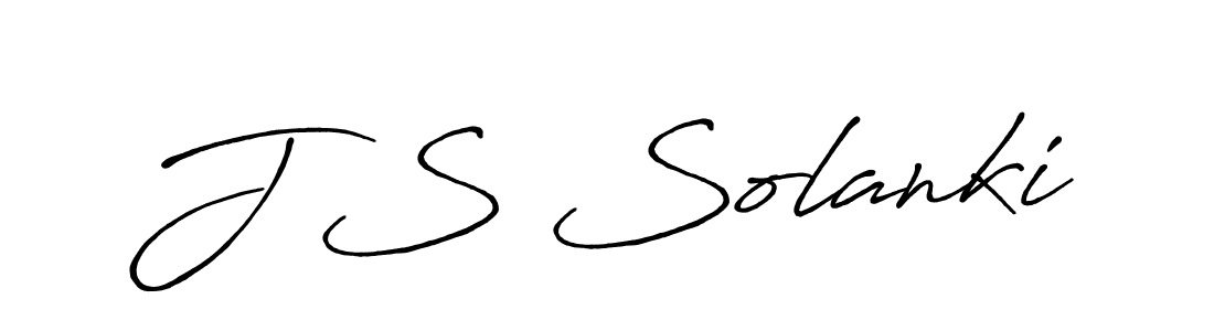 How to make J S Solanki name signature. Use Antro_Vectra_Bolder style for creating short signs online. This is the latest handwritten sign. J S Solanki signature style 7 images and pictures png