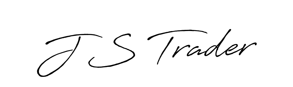 Design your own signature with our free online signature maker. With this signature software, you can create a handwritten (Antro_Vectra_Bolder) signature for name J S Trader. J S Trader signature style 7 images and pictures png