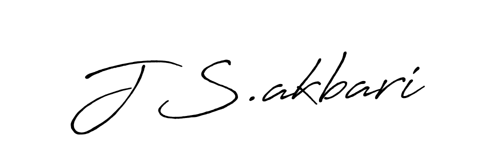 Use a signature maker to create a handwritten signature online. With this signature software, you can design (Antro_Vectra_Bolder) your own signature for name J S.akbari. J S.akbari signature style 7 images and pictures png