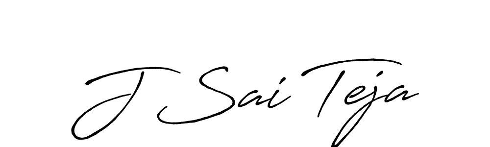 if you are searching for the best signature style for your name J Sai Teja. so please give up your signature search. here we have designed multiple signature styles  using Antro_Vectra_Bolder. J Sai Teja signature style 7 images and pictures png
