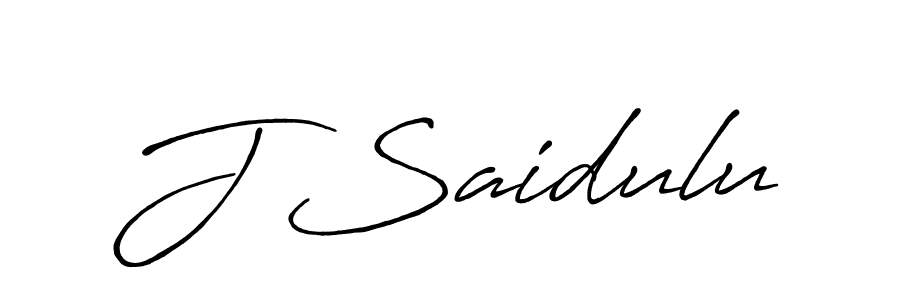 J Saidulu stylish signature style. Best Handwritten Sign (Antro_Vectra_Bolder) for my name. Handwritten Signature Collection Ideas for my name J Saidulu. J Saidulu signature style 7 images and pictures png