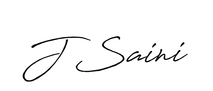 The best way (Antro_Vectra_Bolder) to make a short signature is to pick only two or three words in your name. The name J Saini include a total of six letters. For converting this name. J Saini signature style 7 images and pictures png