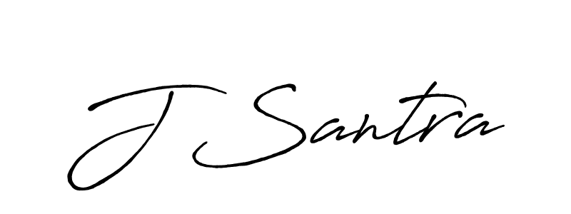 Use a signature maker to create a handwritten signature online. With this signature software, you can design (Antro_Vectra_Bolder) your own signature for name J Santra. J Santra signature style 7 images and pictures png