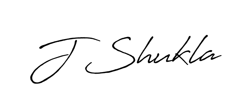 Design your own signature with our free online signature maker. With this signature software, you can create a handwritten (Antro_Vectra_Bolder) signature for name J Shukla. J Shukla signature style 7 images and pictures png