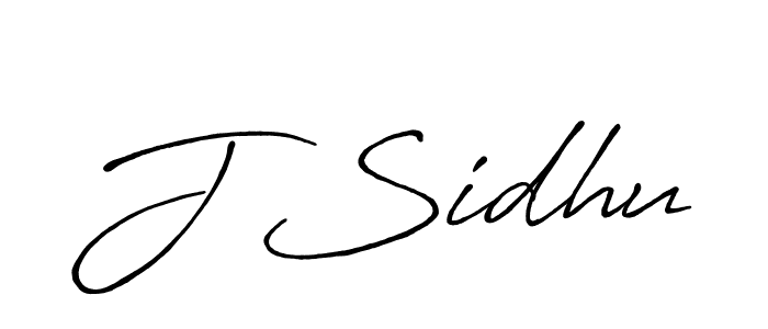 J Sidhu stylish signature style. Best Handwritten Sign (Antro_Vectra_Bolder) for my name. Handwritten Signature Collection Ideas for my name J Sidhu. J Sidhu signature style 7 images and pictures png