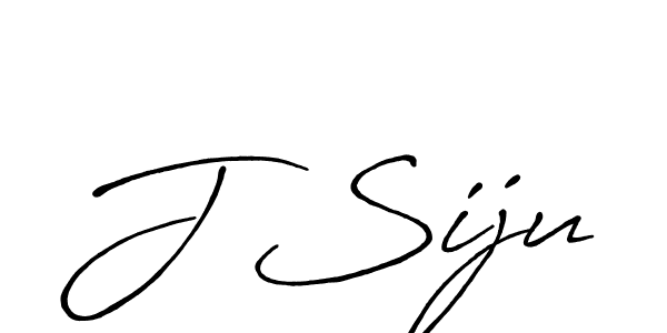 Design your own signature with our free online signature maker. With this signature software, you can create a handwritten (Antro_Vectra_Bolder) signature for name J Siju. J Siju signature style 7 images and pictures png