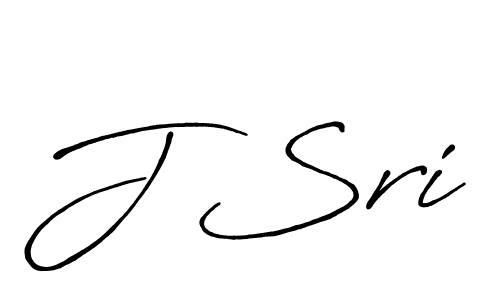 Design your own signature with our free online signature maker. With this signature software, you can create a handwritten (Antro_Vectra_Bolder) signature for name J Sri. J Sri signature style 7 images and pictures png