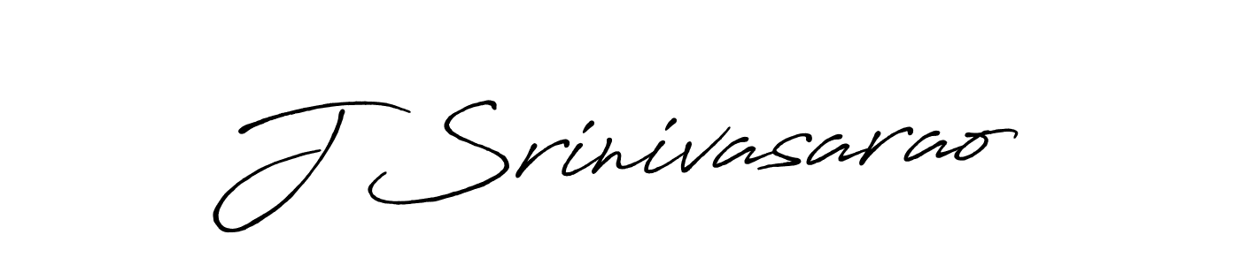 How to make J Srinivasarao name signature. Use Antro_Vectra_Bolder style for creating short signs online. This is the latest handwritten sign. J Srinivasarao signature style 7 images and pictures png