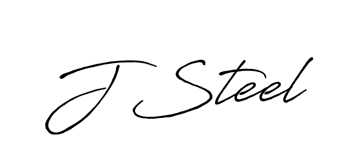You should practise on your own different ways (Antro_Vectra_Bolder) to write your name (J Steel) in signature. don't let someone else do it for you. J Steel signature style 7 images and pictures png