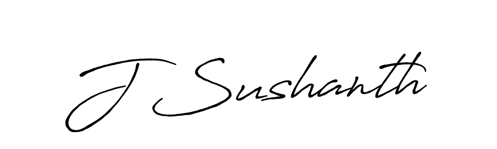 if you are searching for the best signature style for your name J Sushanth. so please give up your signature search. here we have designed multiple signature styles  using Antro_Vectra_Bolder. J Sushanth signature style 7 images and pictures png