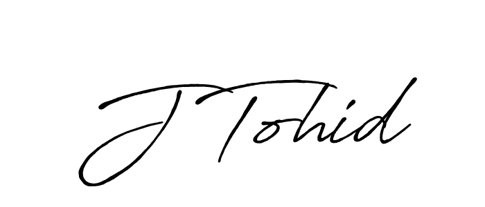 How to make J Tohid signature? Antro_Vectra_Bolder is a professional autograph style. Create handwritten signature for J Tohid name. J Tohid signature style 7 images and pictures png