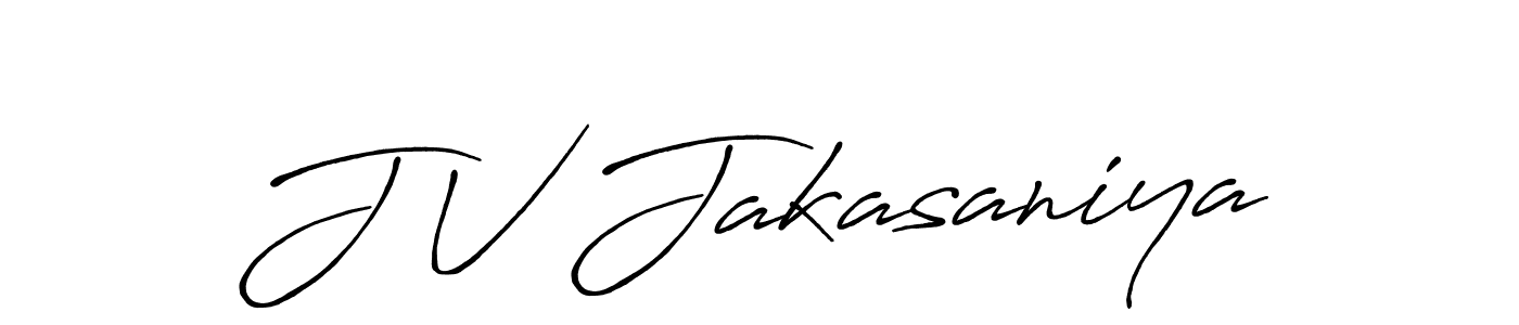 This is the best signature style for the J V Jakasaniya name. Also you like these signature font (Antro_Vectra_Bolder). Mix name signature. J V Jakasaniya signature style 7 images and pictures png