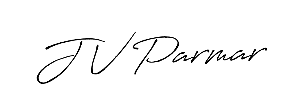 You should practise on your own different ways (Antro_Vectra_Bolder) to write your name (J V Parmar) in signature. don't let someone else do it for you. J V Parmar signature style 7 images and pictures png