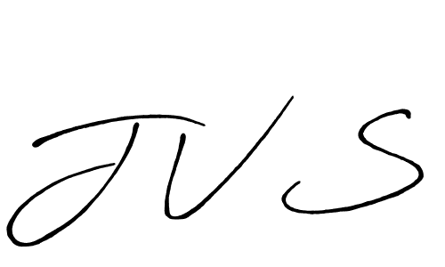 J V S stylish signature style. Best Handwritten Sign (Antro_Vectra_Bolder) for my name. Handwritten Signature Collection Ideas for my name J V S. J V S signature style 7 images and pictures png