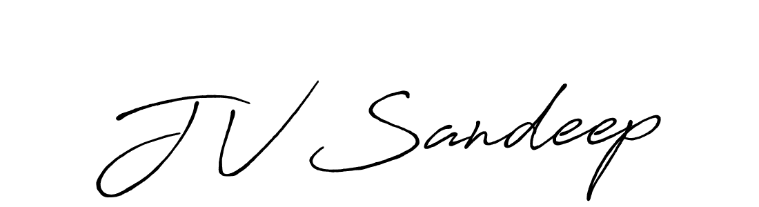 Similarly Antro_Vectra_Bolder is the best handwritten signature design. Signature creator online .You can use it as an online autograph creator for name J V Sandeep. J V Sandeep signature style 7 images and pictures png