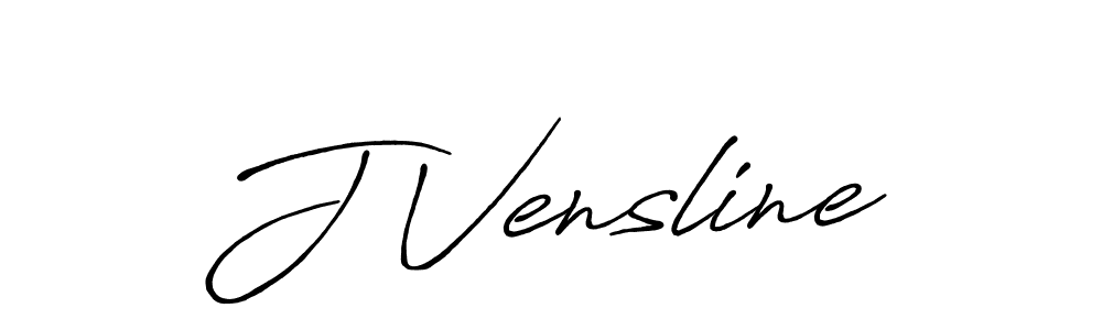 Also we have J Vensline name is the best signature style. Create professional handwritten signature collection using Antro_Vectra_Bolder autograph style. J Vensline signature style 7 images and pictures png
