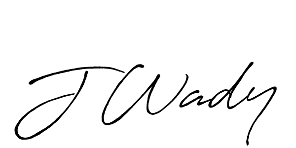 How to make J Wady signature? Antro_Vectra_Bolder is a professional autograph style. Create handwritten signature for J Wady name. J Wady signature style 7 images and pictures png