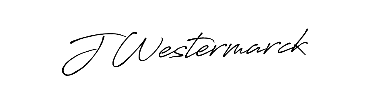 Design your own signature with our free online signature maker. With this signature software, you can create a handwritten (Antro_Vectra_Bolder) signature for name J Westermarck. J Westermarck signature style 7 images and pictures png