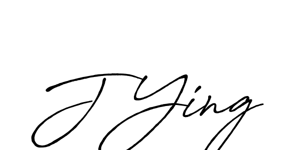 Design your own signature with our free online signature maker. With this signature software, you can create a handwritten (Antro_Vectra_Bolder) signature for name J Ying. J Ying signature style 7 images and pictures png