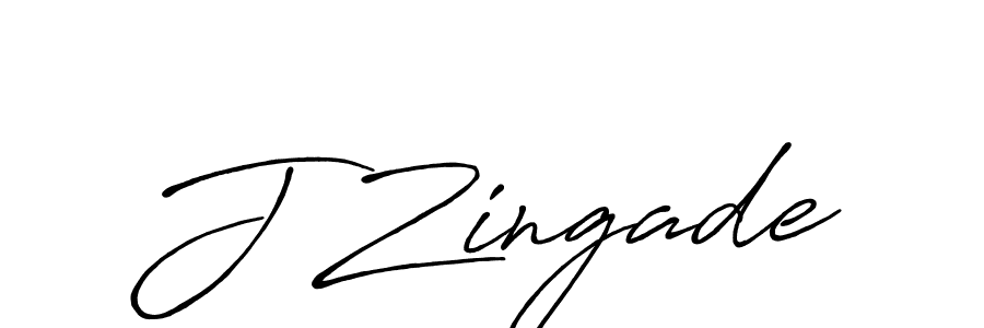 if you are searching for the best signature style for your name J Zingade. so please give up your signature search. here we have designed multiple signature styles  using Antro_Vectra_Bolder. J Zingade signature style 7 images and pictures png