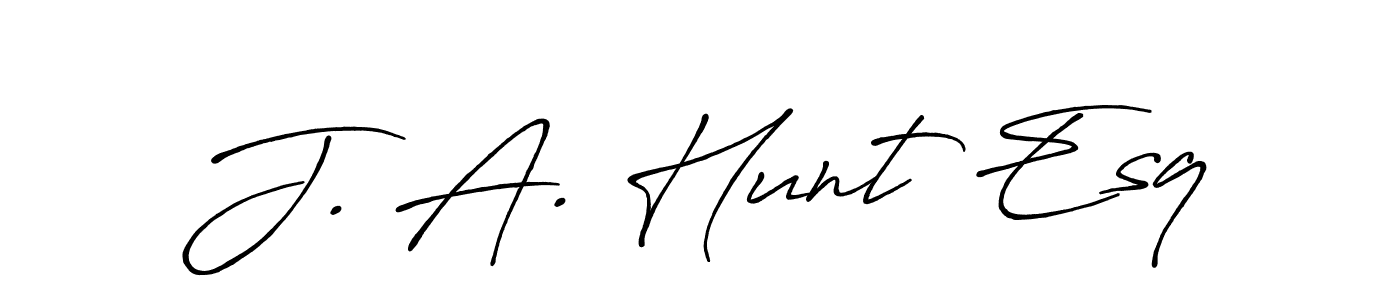 Check out images of Autograph of J. A. Hunt Esq name. Actor J. A. Hunt Esq Signature Style. Antro_Vectra_Bolder is a professional sign style online. J. A. Hunt Esq signature style 7 images and pictures png