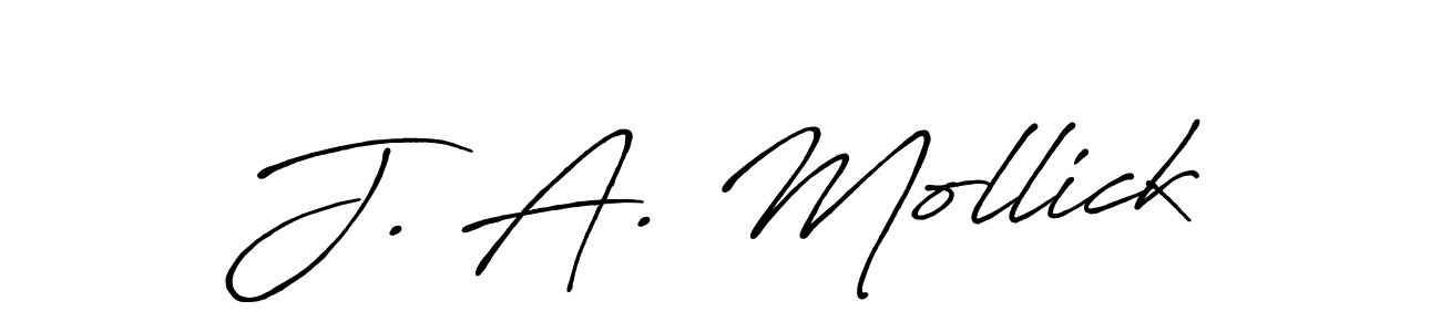 Check out images of Autograph of J. A. Mollick name. Actor J. A. Mollick Signature Style. Antro_Vectra_Bolder is a professional sign style online. J. A. Mollick signature style 7 images and pictures png