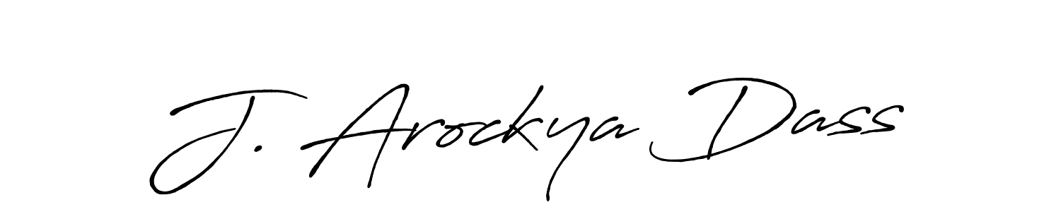 Create a beautiful signature design for name J. Arockya Dass. With this signature (Antro_Vectra_Bolder) fonts, you can make a handwritten signature for free. J. Arockya Dass signature style 7 images and pictures png
