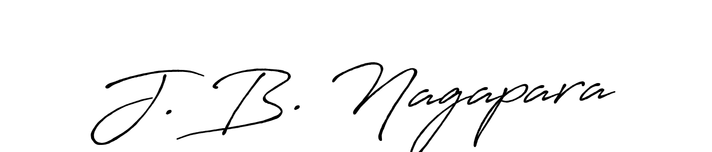 Also You can easily find your signature by using the search form. We will create J. B. Nagapara name handwritten signature images for you free of cost using Antro_Vectra_Bolder sign style. J. B. Nagapara signature style 7 images and pictures png