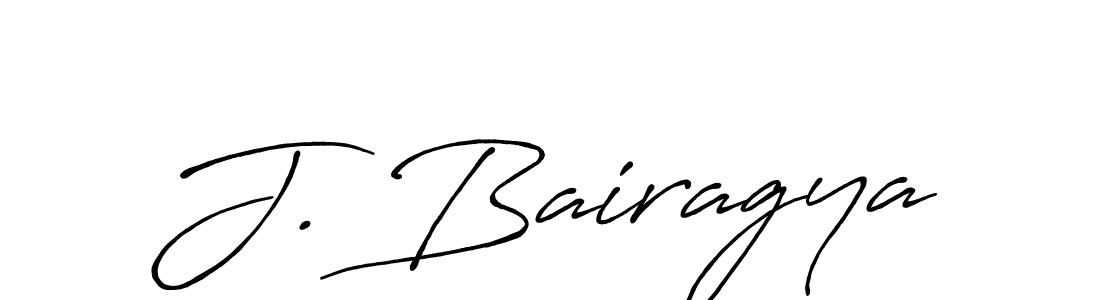 Also we have J. Bairagya name is the best signature style. Create professional handwritten signature collection using Antro_Vectra_Bolder autograph style. J. Bairagya signature style 7 images and pictures png