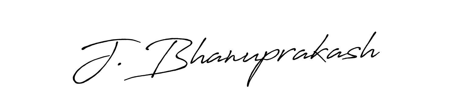 Also we have J. Bhanuprakash name is the best signature style. Create professional handwritten signature collection using Antro_Vectra_Bolder autograph style. J. Bhanuprakash signature style 7 images and pictures png