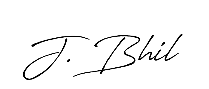 This is the best signature style for the J. Bhil name. Also you like these signature font (Antro_Vectra_Bolder). Mix name signature. J. Bhil signature style 7 images and pictures png