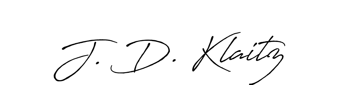 This is the best signature style for the J. D. Klaitz name. Also you like these signature font (Antro_Vectra_Bolder). Mix name signature. J. D. Klaitz signature style 7 images and pictures png