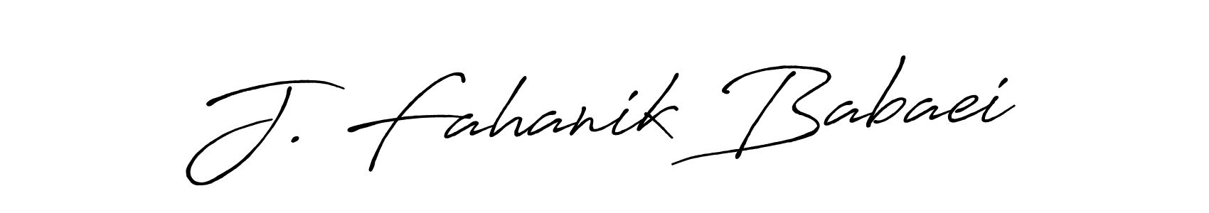 It looks lik you need a new signature style for name J. Fahanik Babaei. Design unique handwritten (Antro_Vectra_Bolder) signature with our free signature maker in just a few clicks. J. Fahanik Babaei signature style 7 images and pictures png