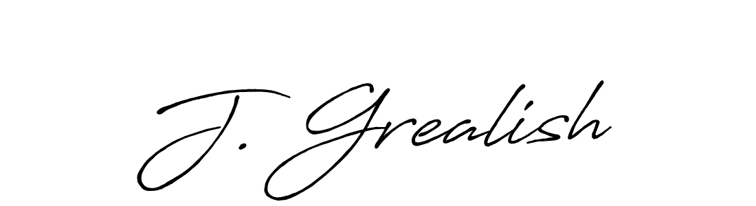 Make a beautiful signature design for name J. Grealish. Use this online signature maker to create a handwritten signature for free. J. Grealish signature style 7 images and pictures png