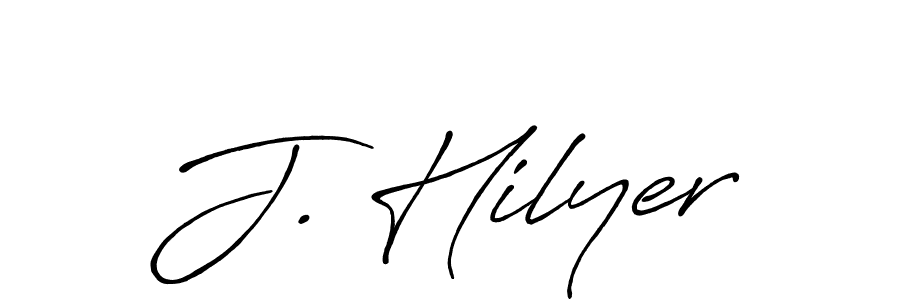 Make a short J. Hilyer signature style. Manage your documents anywhere anytime using Antro_Vectra_Bolder. Create and add eSignatures, submit forms, share and send files easily. J. Hilyer signature style 7 images and pictures png