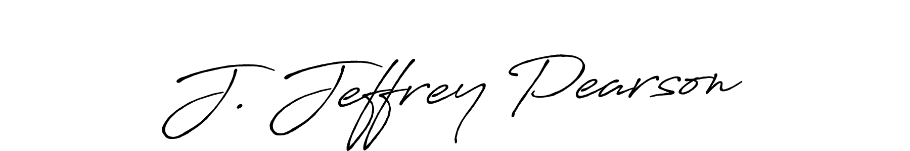 The best way (Antro_Vectra_Bolder) to make a short signature is to pick only two or three words in your name. The name J. Jeffrey Pearson include a total of six letters. For converting this name. J. Jeffrey Pearson signature style 7 images and pictures png