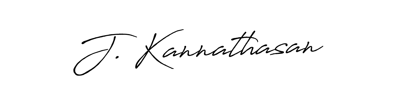 J. Kannathasan stylish signature style. Best Handwritten Sign (Antro_Vectra_Bolder) for my name. Handwritten Signature Collection Ideas for my name J. Kannathasan. J. Kannathasan signature style 7 images and pictures png