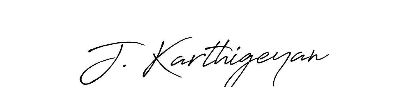 Also You can easily find your signature by using the search form. We will create J. Karthigeyan name handwritten signature images for you free of cost using Antro_Vectra_Bolder sign style. J. Karthigeyan signature style 7 images and pictures png