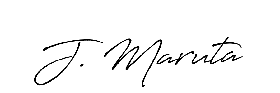 Also You can easily find your signature by using the search form. We will create J. Maruta name handwritten signature images for you free of cost using Antro_Vectra_Bolder sign style. J. Maruta signature style 7 images and pictures png